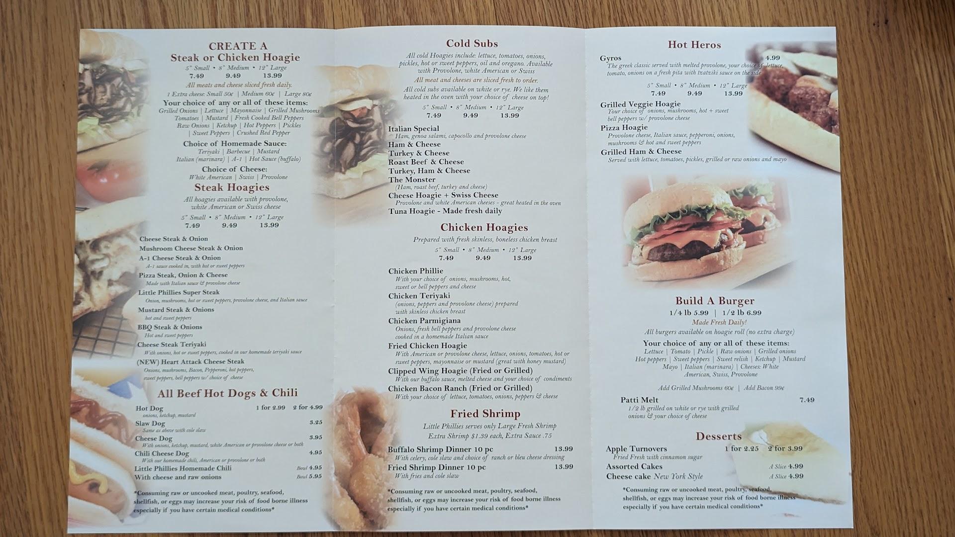 Little Phillies Menu image 1